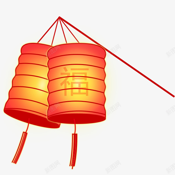 中国风新年立体福字灯笼png免抠素材_新图网 https://ixintu.com 卡通灯笼 新年祝福 立体灯笼 孔明灯 元旦 兔年 初一 新年 新春 春节 灯彩 灯笼 福字 立体 红色 花灯 过年 除夕 福