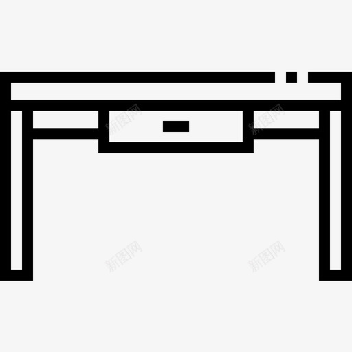 书桌电脑桌家具svg_新图网 https://ixintu.com 书桌 电脑桌 家具 办公室 桌子