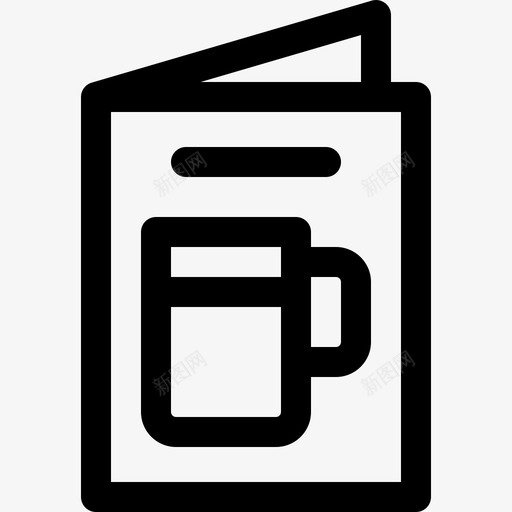 菜单啤酒68线性svg_新图网 https://ixintu.com 菜单 啤酒 线性