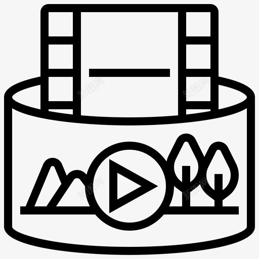 3d电影虚拟现实114线性svg_新图网 https://ixintu.com 3d 电影 虚拟现实 线性