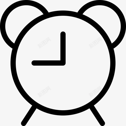 时钟针办公用品直线svg_新图网 https://ixintu.com 时钟 办公用品 直线