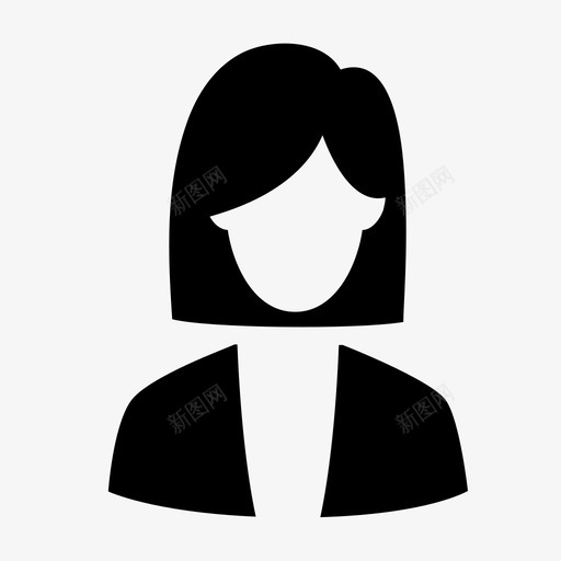 女商人老板执行官svg_新图网 https://ixintu.com 商人 老板 执行官 经理 个人