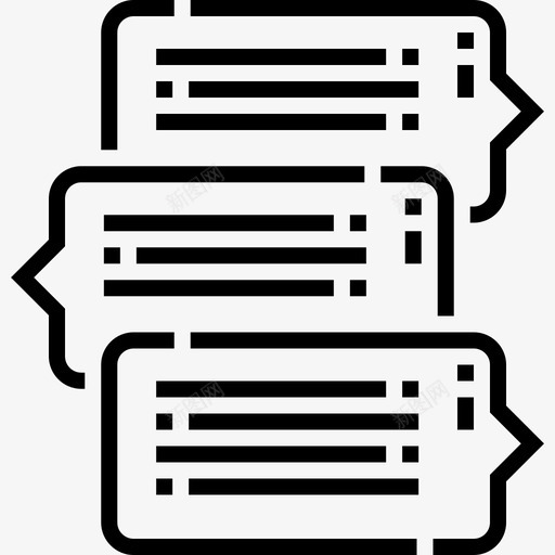 对话视频博客1直系svg_新图网 https://ixintu.com 对话 视频 博客 直系