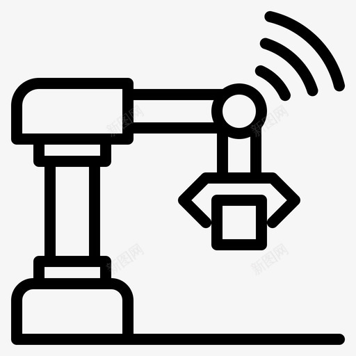 机器人物联网149线性svg_新图网 https://ixintu.com 机器人 联网 线性