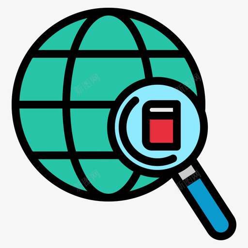 搜索在线学习111线颜色svg_新图网 https://ixintu.com 搜索 在线学习 颜色