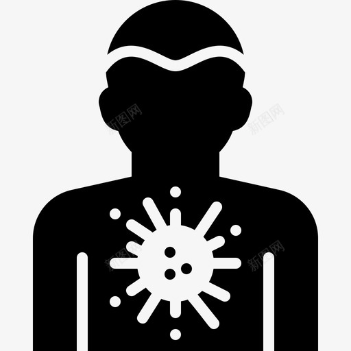 人病毒传播1填充svg_新图网 https://ixintu.com 病毒 传播 填充