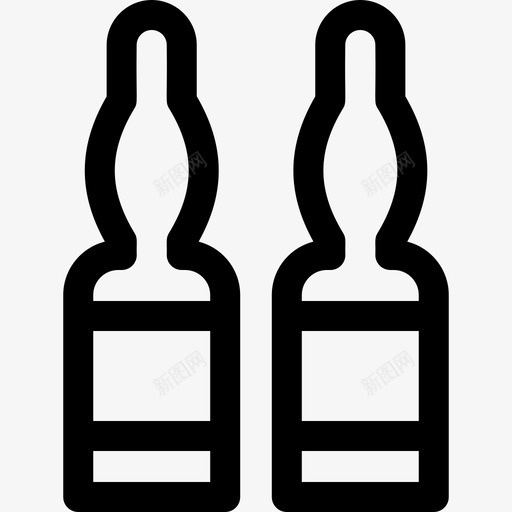 安瓿药61线性svg_新图网 https://ixintu.com 安瓿 线性