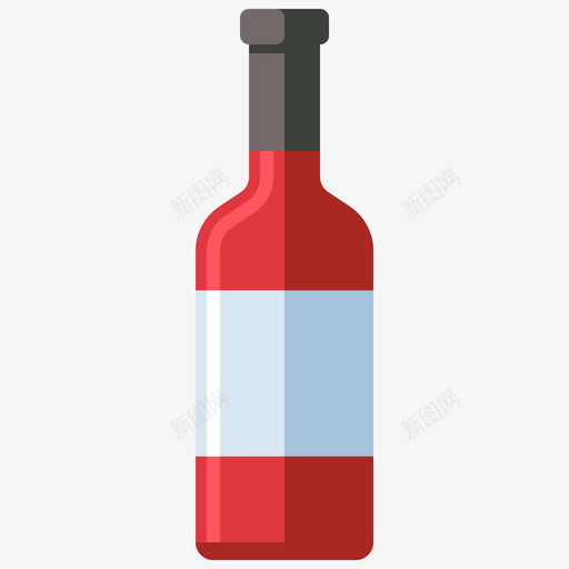 酒瓶酿酒厂2平的svg_新图网 https://ixintu.com 酒瓶 酿酒 酒厂 平的