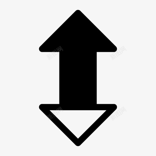 上下成对双面箭头svg_新图网 https://ixintu.com 上下 排序 成对 双面 箭头