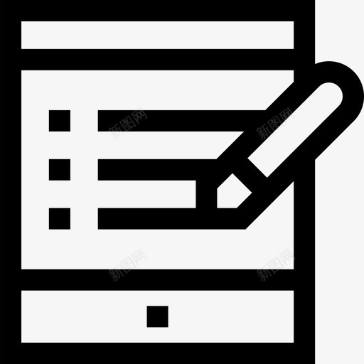 平板电脑在家工作72线性svg_新图网 https://ixintu.com 平板电脑 在家 工作 线性