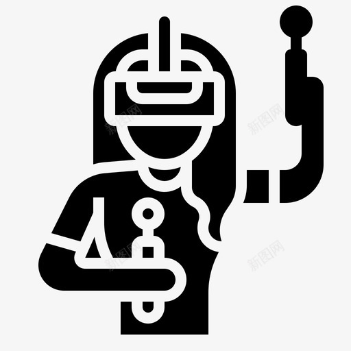 运动传感器虚拟现实115字形svg_新图网 https://ixintu.com 运动 传感器 虚拟现实 字形