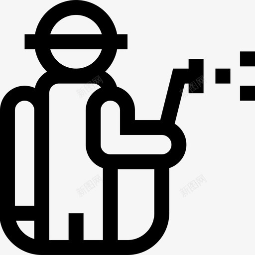 喷雾卫生和消毒8线性svg_新图网 https://ixintu.com 喷雾 卫生 消毒 线性