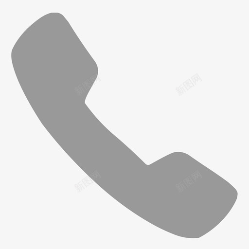 电话灰色svg_新图网 https://ixintu.com 电话 灰色