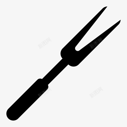 肉叉雕刻餐具svg_新图网 https://ixintu.com 肉叉 雕刻 餐具 烧烤 厨房用具 咖啡厅 餐厅