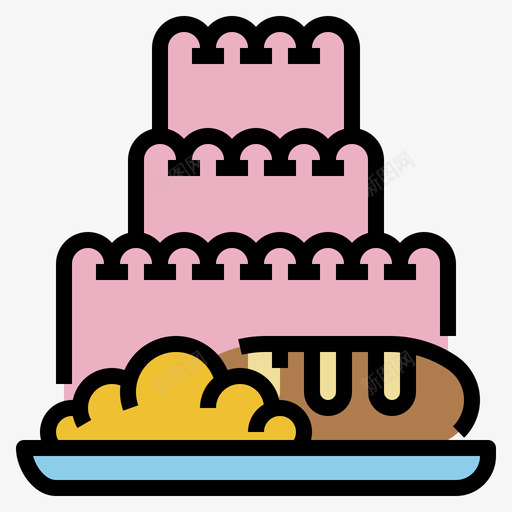 面包房食品配送91线性颜色svg_新图网 https://ixintu.com 面包房 食品 配送 线性 颜色