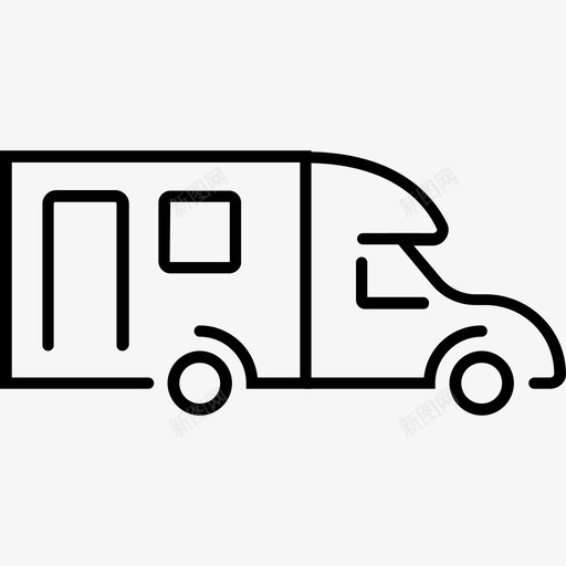 房车汽车公共汽车svg_新图网 https://ixintu.com 房车 汽车 公共汽车 交通工具 露营