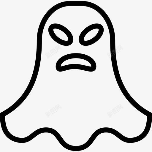 万圣节鬼魂恐惧恐怖svg_新图网 https://ixintu.com 万圣节 鬼魂 恐惧 恐怖