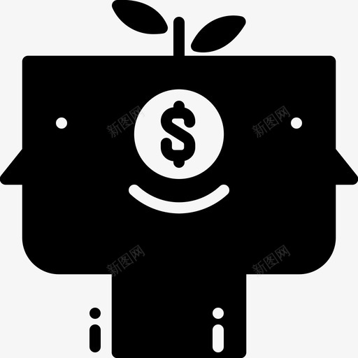 货币增长商业金融4填充svg_新图网 https://ixintu.com 货币 增长 商业 金融 填充
