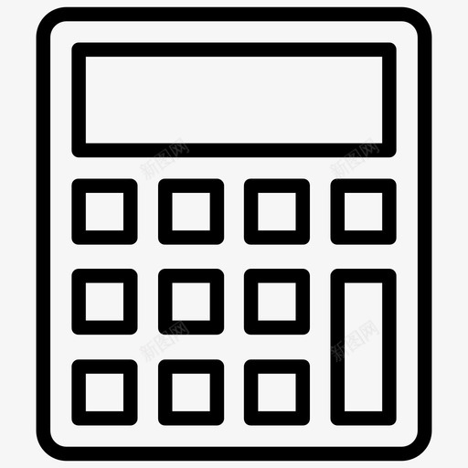 计算器加法器数字运算器svg_新图网 https://ixintu.com 计算器 加法器 数字 运算器 运输 交货 履行 向量 图标