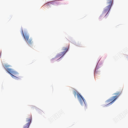 羽毛彩色梦幻唯美png免抠素材_新图网 https://ixintu.com 卡通形象 女生系列 颜色搭配 卡通风 小清新 童话风 装饰物 装饰画 优美 平铺 底纹 柔和 淡雅 点缀 纹路 羽毛 背景