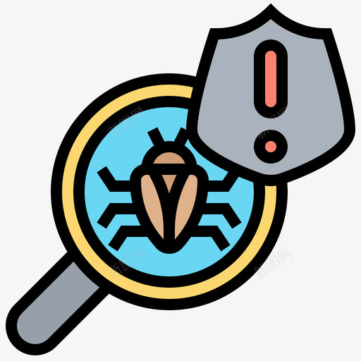 防病毒机密信息16线性颜色svg_新图网 https://ixintu.com 防病毒 机密 信息 线性 颜色