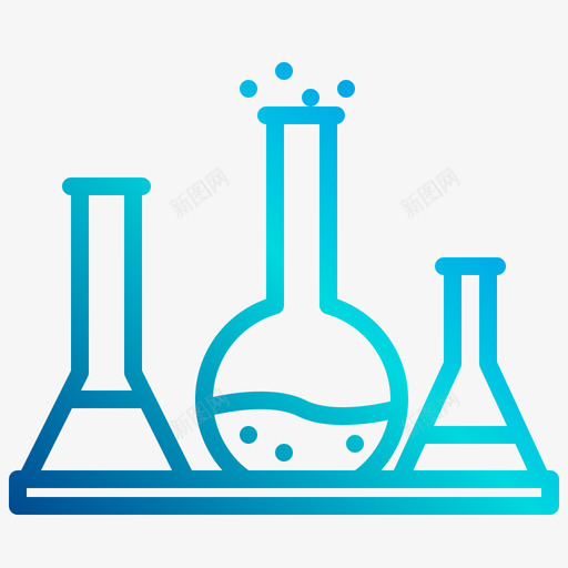 化学在线学习19线性梯度svg_新图网 https://ixintu.com 化学 在线学习 线性 梯度
