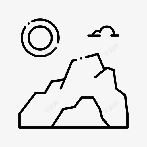 洞穴黑暗风景svg_新图网 https://ixintu.com 洞穴 黑暗 风景 自然 岩石