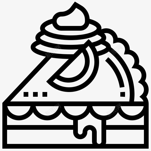 苹果派面包店甜点svg_新图网 https://ixintu.com 苹果派 面包店 甜点