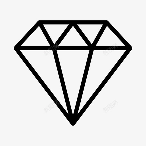 钻石宝石珠宝svg_新图网 https://ixintu.com 钻石 宝石 珠宝 闪亮 亮的