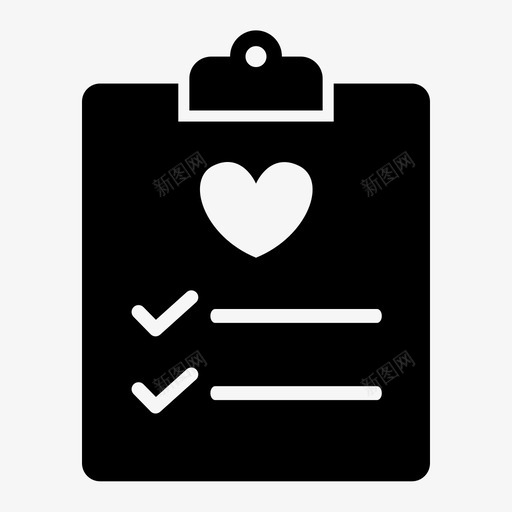 健康报告状况保健svg_新图网 https://ixintu.com 健康 健康报 报告 保健 医疗 状况