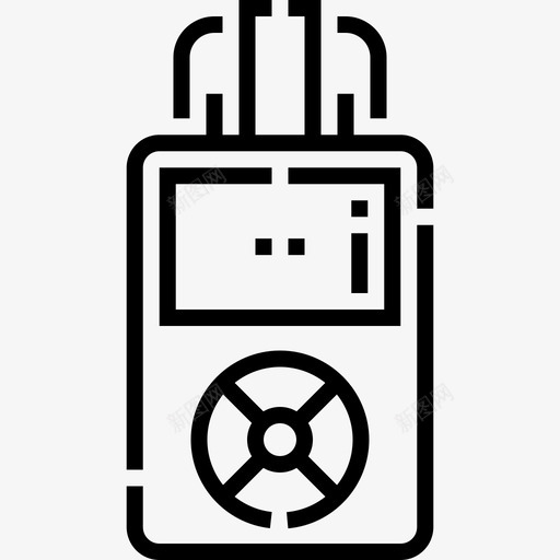 录音机视频博客1线性svg_新图网 https://ixintu.com 录音机 视频 博客 线性