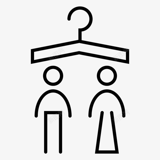 更衣室衣架男士svg_新图网 https://ixintu.com 更衣室 衣架 男士 采购 样品 女士 电子商务 购物
