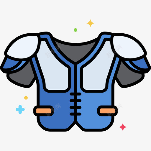 足球垫美式足球75线型颜色svg_新图网 https://ixintu.com 足球 美式 线型 颜色