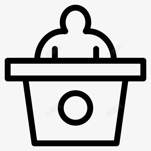 会议演示演讲svg_新图网 https://ixintu.com 会议 演示 演讲 用户