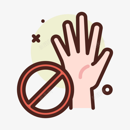 禁止触摸病毒限制2线性颜色svg_新图网 https://ixintu.com 病毒 禁止 线性 触摸 请勿用手触摸 限制 颜色