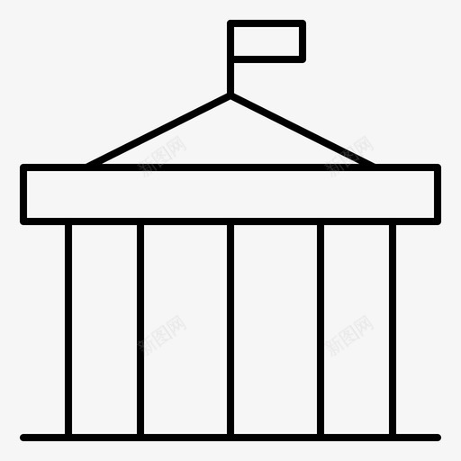 卫城城堡柱子svg_新图网 https://ixintu.com 卫城 城堡 柱子 宫廷 希腊 建筑