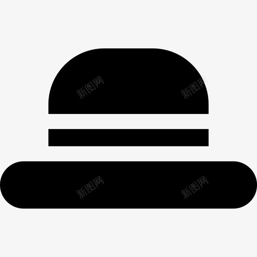 圆顶礼帽欧洲7填充svg_新图网 https://ixintu.com 圆顶 礼帽 欧洲 填充