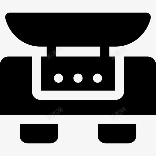 体重秤兽医86填充svg_新图网 https://ixintu.com 体重 兽医 填充