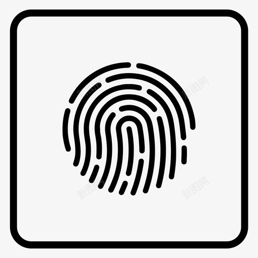 指纹脸部识别2svg_新图网 https://ixintu.com 指纹 脸部 识别