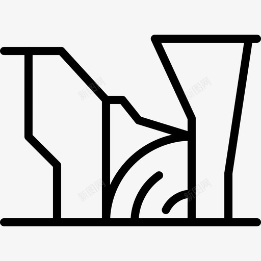山自然144线性svg_新图网 https://ixintu.com 自然 线性