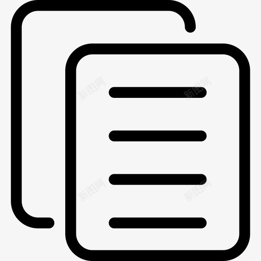 复印件办公室文件直线svg_新图网 https://ixintu.com 复印件 办公室 文件 直线