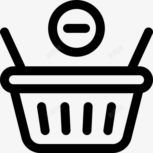 删除电子商务247线性svg_新图网 https://ixintu.com 删除 电子商务 线性
