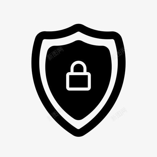 屏蔽锁防护安全svg_新图网 https://ixintu.com 屏蔽 防护 安全 安保