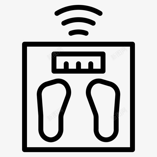 称重秤物联网149线性svg_新图网 https://ixintu.com 称重 联网 线性