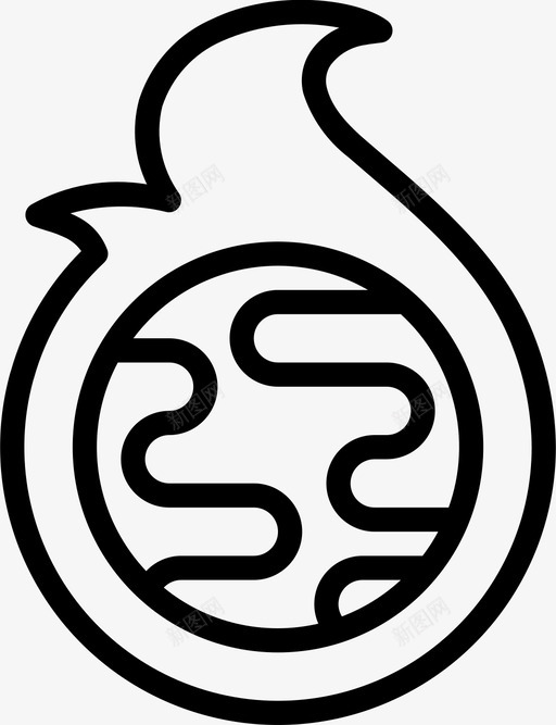 世界气候变化73线性svg_新图网 https://ixintu.com 世界 气候变化 线性