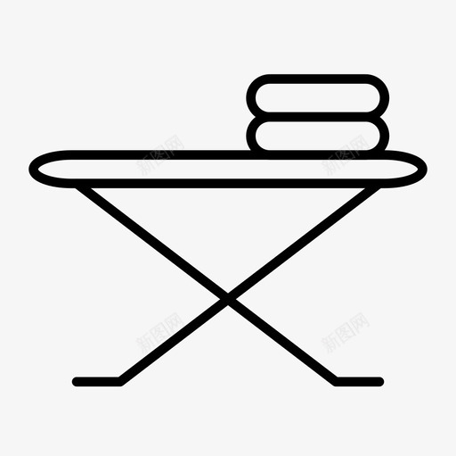 熨衣板熨斗洗衣工具svg_新图网 https://ixintu.com 熨衣 熨斗 洗衣 洗衣工 工具