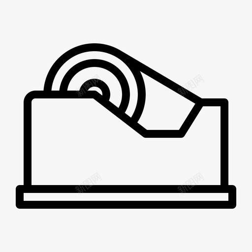 磁带分配器办公室办公室轮廓svg_新图网 https://ixintu.com 磁带 分配器 办公室 轮廓