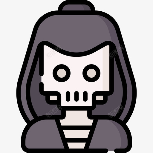 死亡服装派对54线性颜色svg_新图网 https://ixintu.com 死亡 服装 派对 线性 颜色