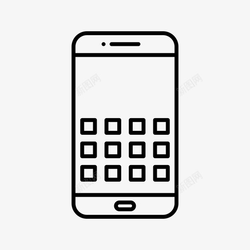 移动键盘38智能手机svg_新图网 https://ixintu.com 移动 键盘 智能 手机