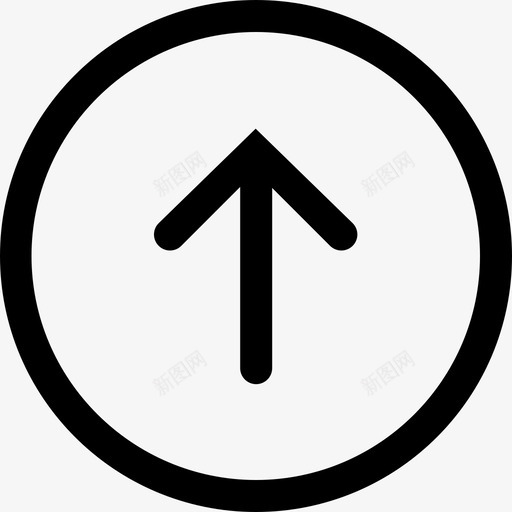 arrowupcirclesvg_新图网 https://ixintu.com arrowupcircle